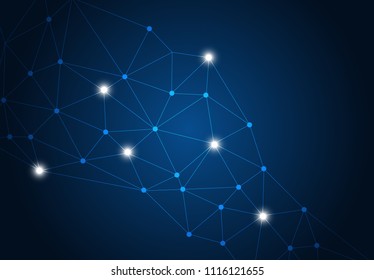 abstract internet connection network technology graphic design. concept background