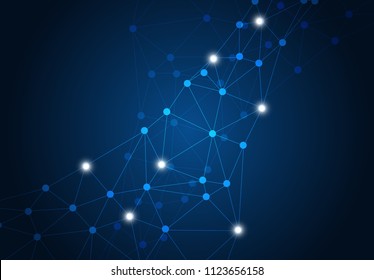 abstract internet connection network technology graphic design. concept background