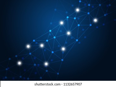 abstract internet connection network technology graphic design. concept background