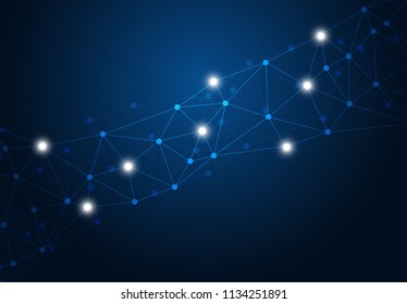abstract internet connection network technology graphic design. concept background