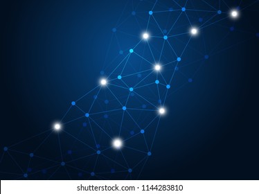 abstract internet connection network technology graphic design. concept background