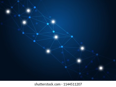 abstract internet connection network technology graphic design. concept background