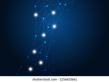 abstract internet connection network technology graphic design. concept background