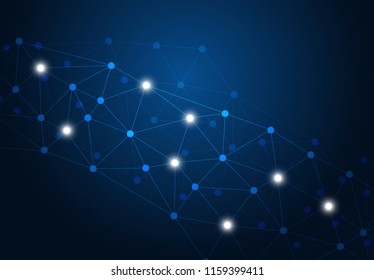 abstract internet connection network technology graphic design. concept background