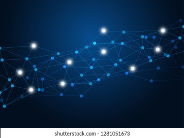 abstract internet connection network technology graphic design. concept background