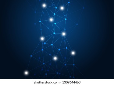 abstract internet connection network technology graphic design. concept background 