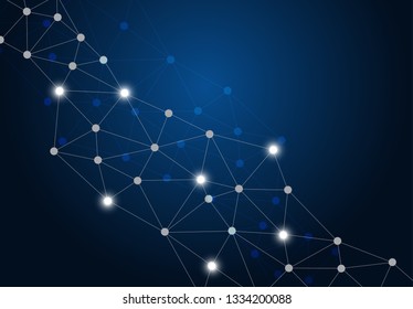 abstract internet connection network technology graphic design. concept background