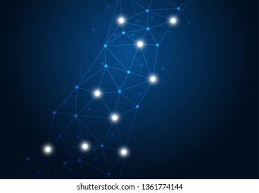 abstract internet connection network technology graphic design. concept background
