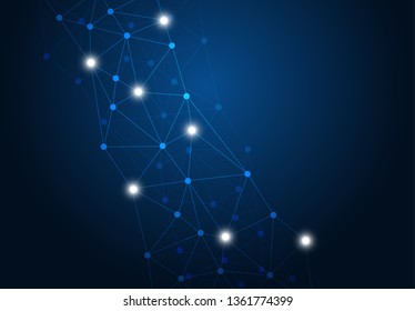 abstract internet connection network technology graphic design. concept background