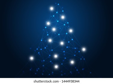abstract internet connection network technology graphic design. concept background