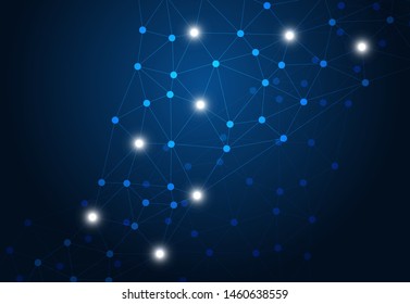 abstract internet connection network technology graphic design. concept background