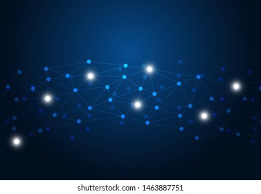 abstract internet connection network technology graphic design. concept background