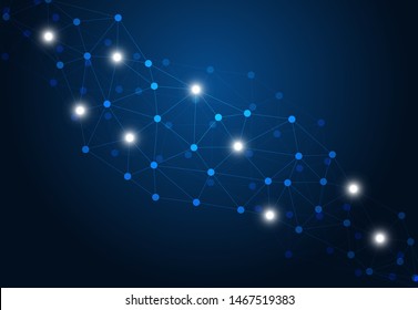 abstract internet connection network technology graphic design. concept background