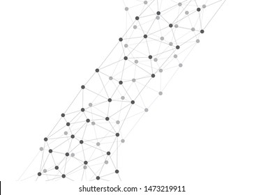 abstract internet connection network technology graphic design. concept background