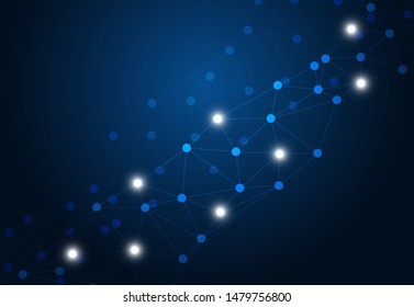 abstract internet connection network technology graphic design. concept background