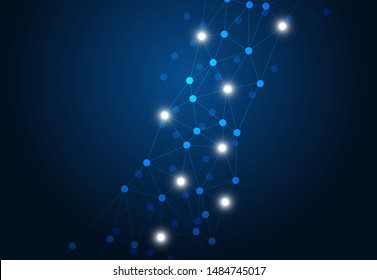 abstract internet connection network technology graphic design. concept background