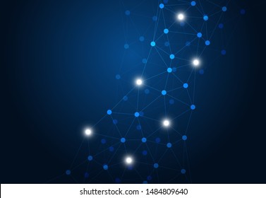 abstract internet connection network technology graphic design. concept background