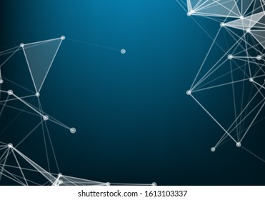 Abstract Internet connection and technology graphic design.