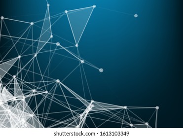 Abstract Internet connection and technology graphic design.
