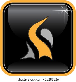 Abstract internet icon. Vector illustration.