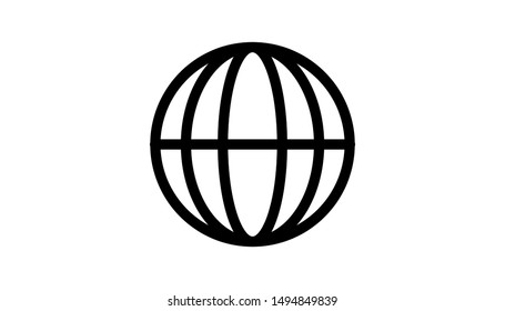 Abstract internet logo, editable use eps 10