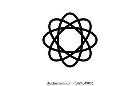 Abstract internet logo, editable use eps 10