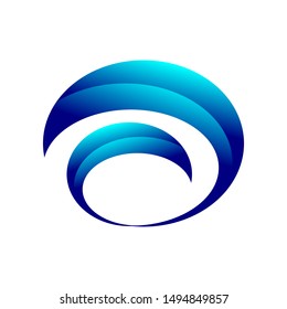 Abstract internet logo, editable use eps 10