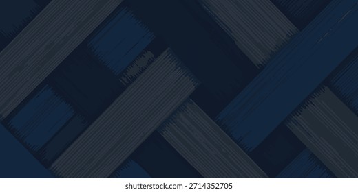 Abstraktes Zusammenspiel von tiefblauen und marineblauen Farbtönen, die ein kompliziertes Webmuster bilden und einen modernen und anspruchsvollen strukturierten Hintergrund schaffen