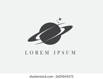Abstract intertwined geometric shapes logo design vector illustration