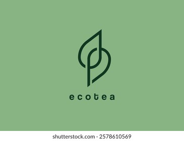 Abstract Intertwined Lines, Concept of Connection and Unity