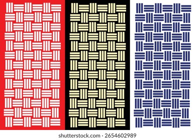 Abstract Interwoven Striped Textures Ideal for Backgrounds and Designs