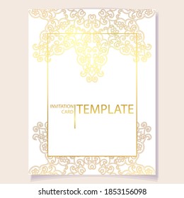 Abstract invitation background for design your text