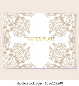 Abstract invitation background for design your text. Wedding invitation, thank you card, save the date cards.