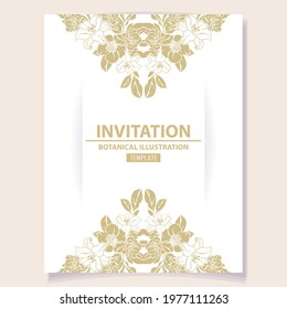 Abstract invitation background for design your text