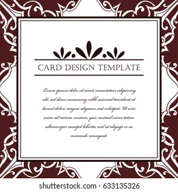 Abstract invitation background for design your text.