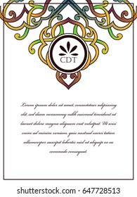 Abstract invitation background for design your text.