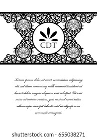 Abstract invitation background for design your text.
