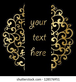 Abstract invitation card