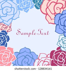 Abstract invitation card