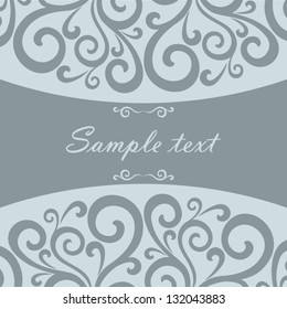 Abstract invitation card