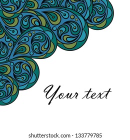 Abstract invitation card