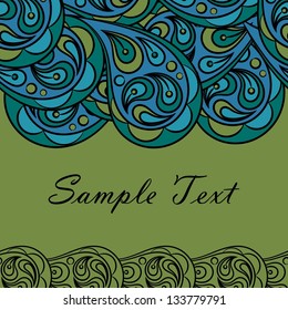 Abstract invitation card