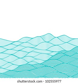 Abstract invitation card. Template frame design for card.