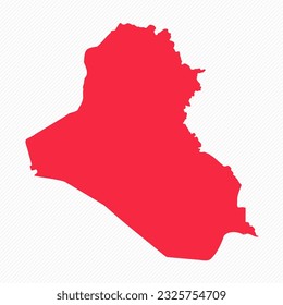 Resumen Iraq Simple Map Background, se puede usar para diseños de negocios, diseños de presentaciones o cualquier diseño adecuado.