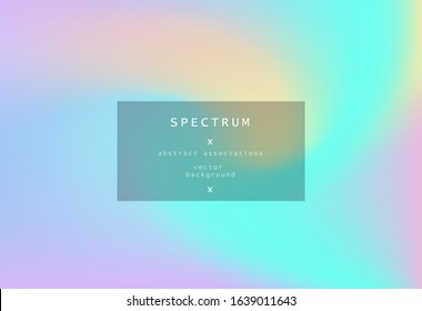 Abstract iridescent background with colorful pastel stains. Digital abstraction with associative color palette.