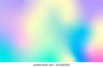 Abstract iridescent banner in pastel colors. Soft hues are a classic spring, summer. 