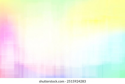 Resumo com iridescência e padrões geométricos, fundo abstrato, Ilustração vetorial