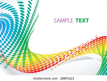 Abstract iridescent tape