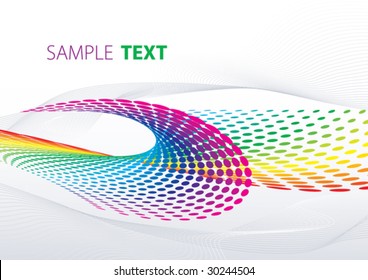 Abstract iridescent tape