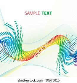 Abstract iridescent tape